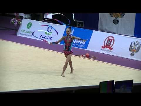 Serdyukova Anastasiya (UZB) ribbon  Int Comp Senior Grand Prix Moscow 2015