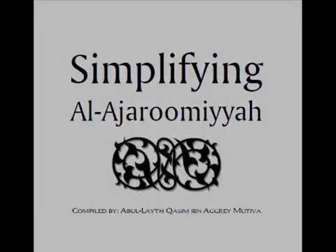 Al-Ajrumiyyah - Chapter 1 - Memorisation Aid