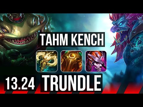 TAHM vs TRUNDLE (TOP) | 6 solo kills, 8/2/9, 300+ games | NA Diamond | 13.24