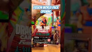 Back to posting DAILY RIPS! #fusionworld #tcg #packopening #tradingcards #rips #packs #anime #dbz