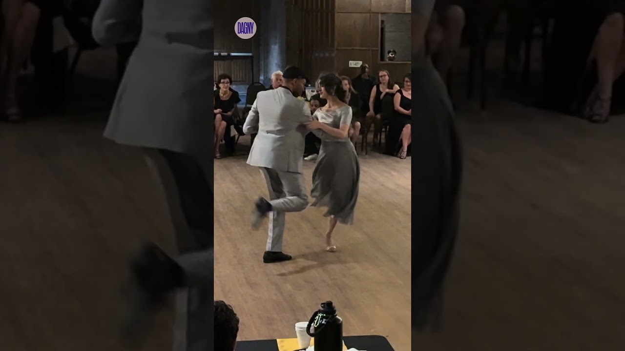 Dagny Miller & James Valentino tango to “Bélgica” by Rodolfo Biagi at Motown Tango Marathon (7/9)