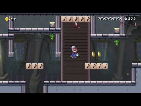 WORLD 5-7　～ネッチーの ポロロンやしき～ by シュン - Super Mario Maker - No Commentary 1bo