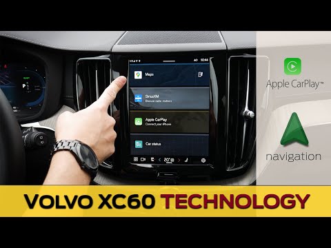 Media Screen in the Volvo XC60 | Apple CarPlay, Navigation and more!