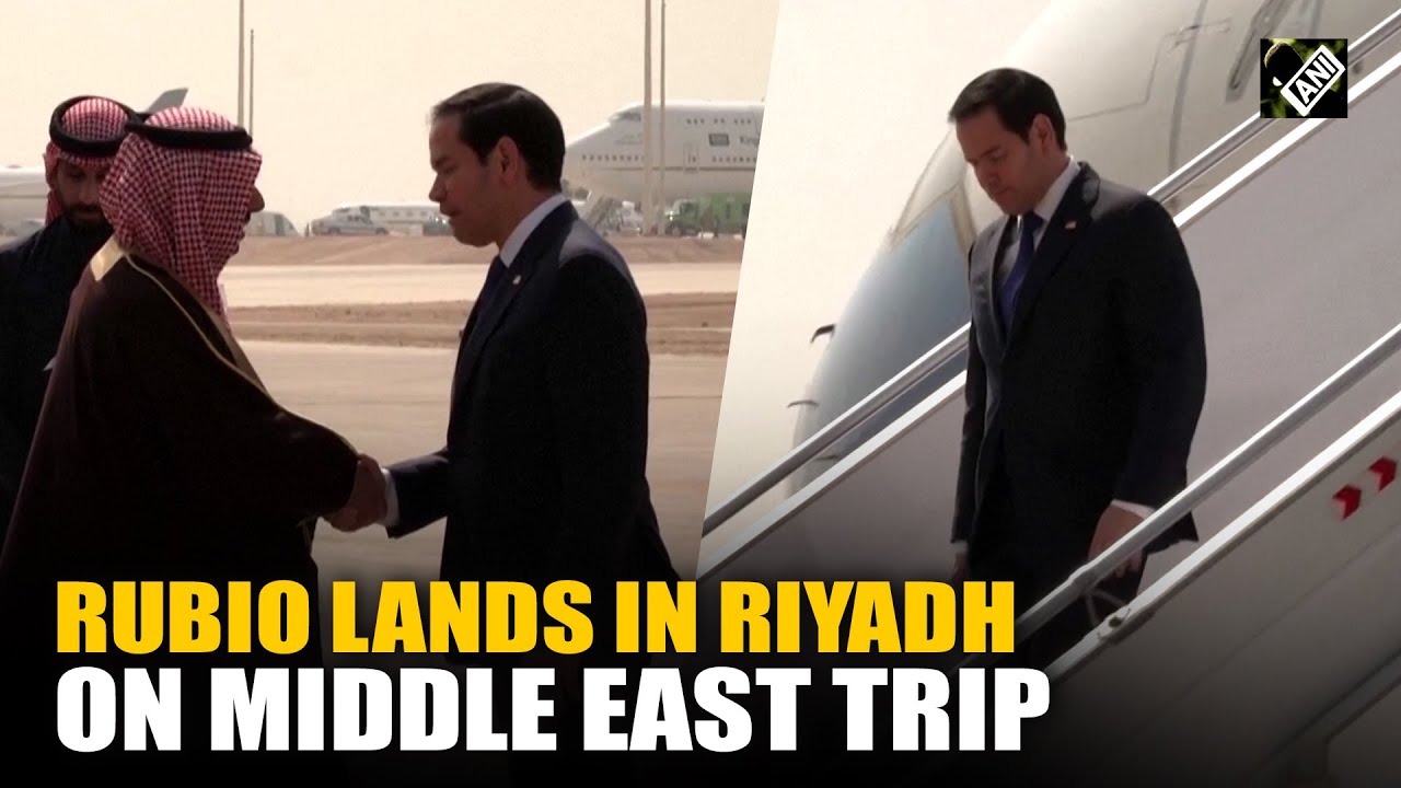 US Secretary of State Marco Rubio arrives in Riyadh as part of first Middle East trip
