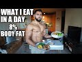 What I Eat in A Day to Get Under 8% Body Fat