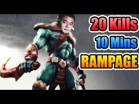 MidOne Dota 2 7.01 - RAMPAGE End INSANE 10 Mins