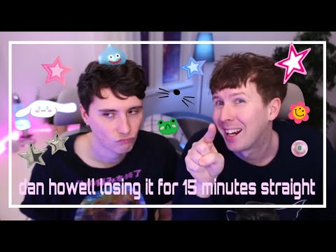 dan howell losing it for 15 minutes straight ☆