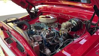 1967 Ford F100 Stepside Engine Compartment