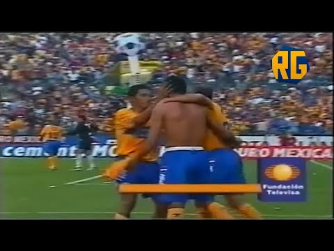 LA MAGIA DE WALTER | TIGRES 2-2 SANTOS | J8 Clausura 2003 | GOLES de WALTER GAITAN y HUGO SANCHEZ