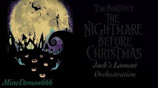 [ Tim Burton’s -The Nightmare Before Christmas ] “Jack’s Lament ” // MineDemon666 Orchestration //