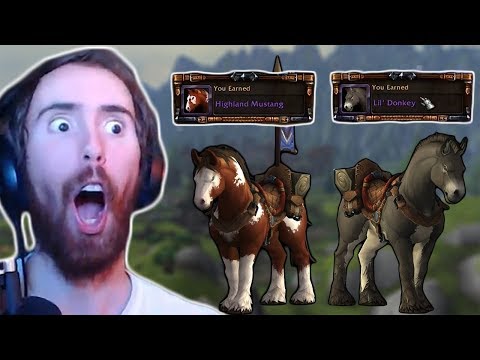 Asmongold Gets Lucky With 2 New Mount Drops In A Row!