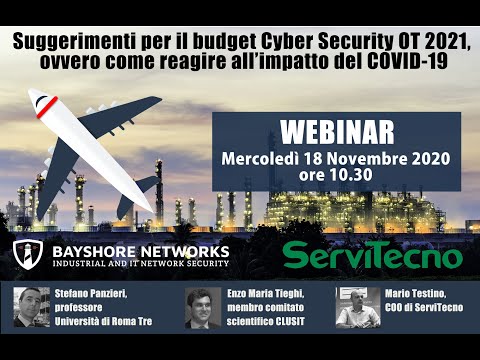 Mario Testino: Suggerimenti per la Cyber Security OT 2021, ovvero come reagire al COVID-19