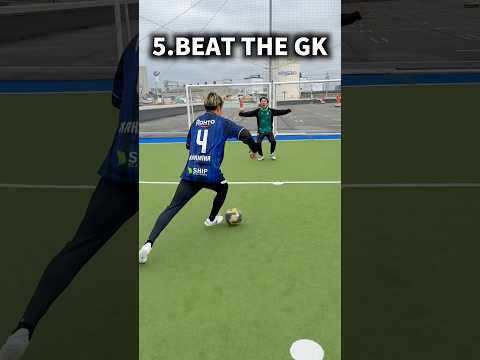 全部できる？😂キーパーとの1vs1の7選！#shorts #football #soccer