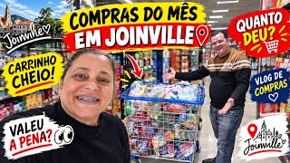 FOMOS FAZER A COMPRA DO MÊS E O TOTAL NOS SURPREENDEU! 😱🛒 |JOINVILLE SC 