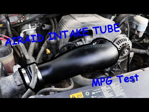 AIRAID MODULAR INTAKE TUBE Install and MPG test 2013 Silverado 1500 5.3L!!