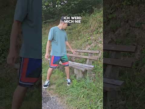 Nie wieder setz ich mich da hin 🤣