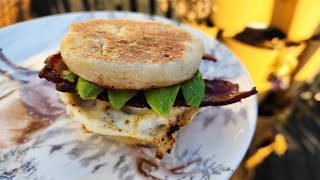 Egg McMuffin on the Blackstone