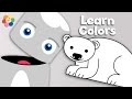 Polar Bears Snow And Clouds White Learn The Colors Color Crew BabyFirstTV