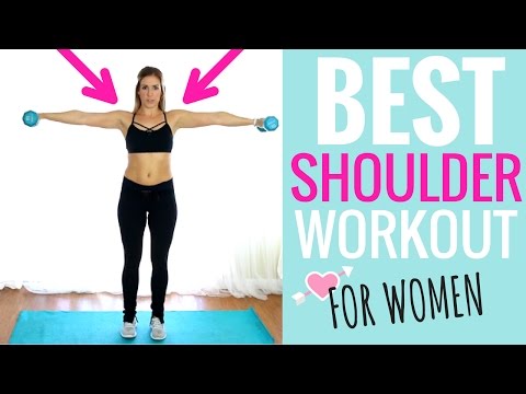 💪BEST Shoulder Workout for Women | 10-min. Tank Top Arms Workout w/ Dumbbells!💪