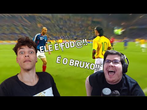 DAVIZIN REAGE:CASIMIRO REAGE: 50 VEZES QUE RONALDINHO USOU MAGIA NA SELEÇÃO - FUTEBOL NACIONAL