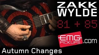 Zakk Wylde plays &quot;Autumn Changes&quot; on EMGtv