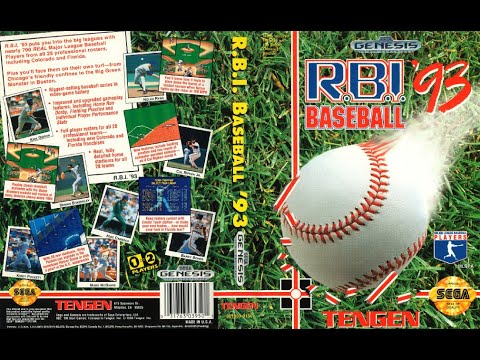R.B.I. Baseball '93 (Sega Genesis) - Cincinnati Reds at Minnesota Twins