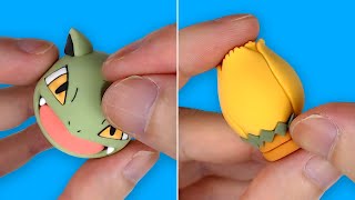 Making Pokémon Shiny Ivysaur with clay [Squash Clay]