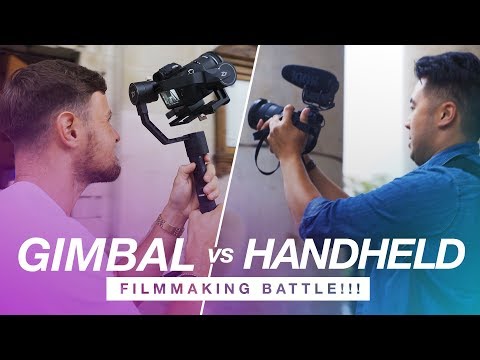 Gimbal vs Handheld EPIC BATTLE!!! (ft. Zhiyun Crane Plus)