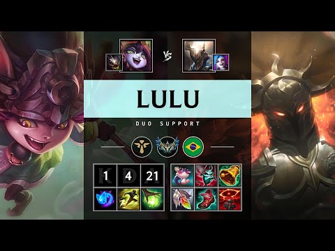 Lulu Support vs Pantheon - BR Challenger Patch 25.08