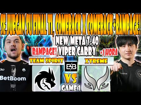 TEAM SPIRIT vs XTREME GAMING BO3[GAME 1]YATORO, COLLAPSE VS AME, NOTHINGTOSAY-DREAMLEAGUE SEASON 27