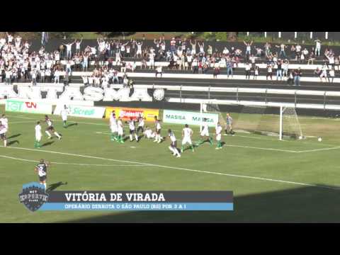 Gols de Operário 3 x 1 São Paulo - TV NEC