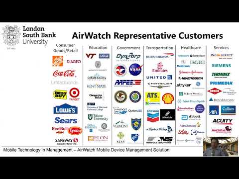 AirWatch Mobile Device Management (MDM) Solution - LSBU - Teaching Style & Communication Skills