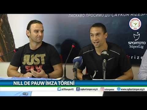 Nill De Pauw İmza Töreni