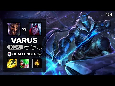 T1 Gumayusi Varus vs Draven ADC - KR Challenger - Patch 13.4 Season 13