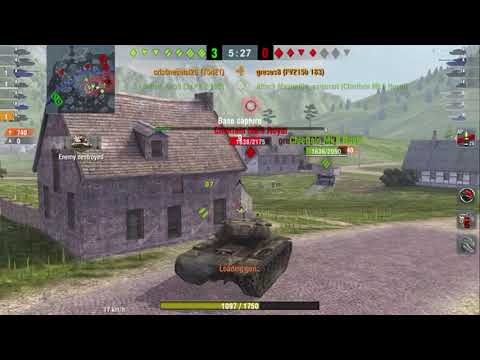 T54E1: 1844 Damage, 3Frags, Fast battle - WOT BLITZ