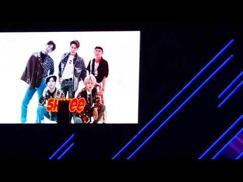 La primera vez que vi a SHINee en vivo!  Busan BOF 2016  - Fancam