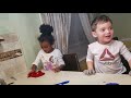 Making Slime For The First Time Making Slime With My Kids