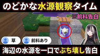 【ぽこあポケモン#6】海辺の水源を一口でぶち壊してしまった過去を唐突に告白する"らでんちゃん"【儒烏風亭らでん/らでん/ホロライブ/ReGLOSS切り抜き】