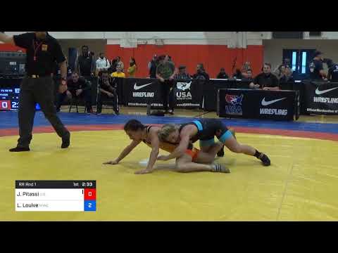 WM/WM 59 KG - RR1 - Jen Pitassi (Army) Vs. Lauren Louive (NYAC)