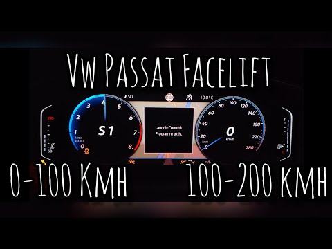 VW Passat B8 Facelift 2020  2.0 TSI  272 PS   OPF  4Motion  DSG  (0 -100 Kmh & 100 - 200 kmh)