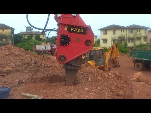 Vibro Ripper Testing at Site : Pultvizor® V320 at Goa, India.