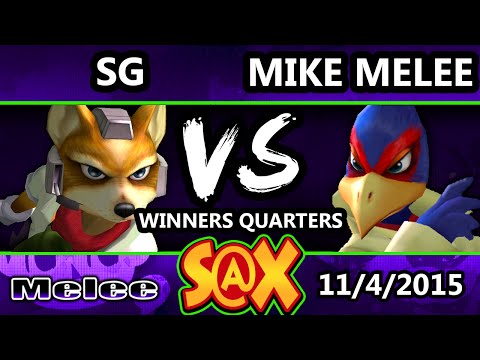 S@X 122 - SG (Fox) Vs. Mike Melee (Falco) SSBM Winners Quarters - Smash Melee