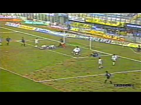Serie A 1990-1991, day 18 Inter - Cagliari 1-1 (Klinsmann, Cappioli)