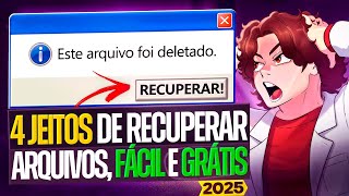 🔥4 FORMAS DE RECUPERAR ARQUIVOS E FOTOS APAGADOS DO PC Grátis - O Melhor Método