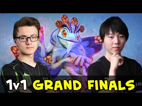 Best Mid in Dota — Miracle vs Paparazi 1v1 grand finals Puck Comeback