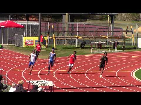 Chiles HS, Relays 2021 boys 200m SHELDON RICHARDSON (Lane 7), ZARRYEN GAINES (Lane 6)