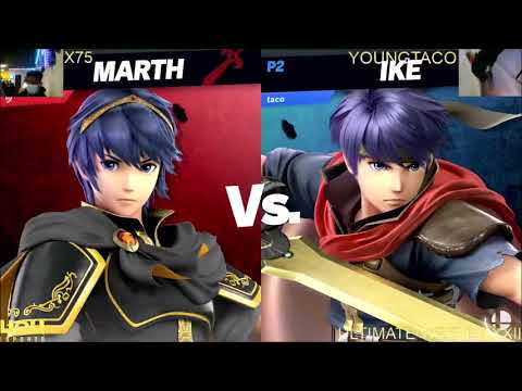 4o4 Ultimate Weekly XXII - X75 (Marth, Young Link) vs Young Taco (Ike, Zero Suit Samus) - Winners R1