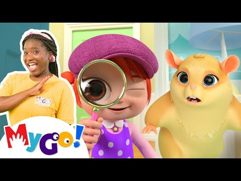 Lost Hamster | Animals for Kids | CoComelon Nursery Rhymes | MyGo! Sign Language For Kids