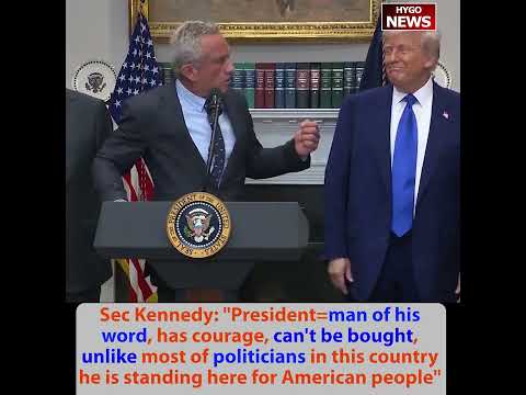 RFK: President=man of word, courage, can't be bought, unlike most of politicians, for American