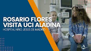 Rosario Flores visita la UCI ALADINA con la pequeña Valeria